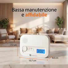 Carica l'immagine nel visualizzatore di Gallery, Smartwares Rilevatore CO, Sensore 10 Anni, Batterie Sostituibili 3 Anni