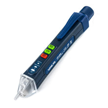 Carica l'immagine nel visualizzatore di Gallery, Cercafase Senza Contatto con Penna Torcia, Rilevatore di Tensione, cerca fase elettrico con allarme LED e Suono, 24v-100