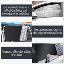 Carica l'immagine nel visualizzatore di Gallery, ZATOOTO Parasole de Auto (4 Pezzi), Tendine Auto Magnetiche per Bloccare Raggi UV e Calore