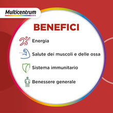 Carica l'immagine nel visualizzatore di Gallery, Multicentrum Vitagummy Energia Integratore Adulti Frutti Rossi 30 Caramelle