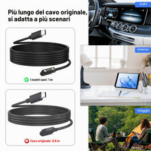 Carica l'immagine nel visualizzatore di Gallery, Charger for PLAUD Note AI Voice Recorder,Plaid Charger Replacement USB-A/C Charging Cable Cord for PLAUD Note Pro(3.3ft/