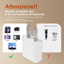 Carica l'immagine nel visualizzatore di Gallery, GRIFEMA Adattatore presa USA Tipo A, confezione da 4