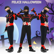 Carica l'immagine nel visualizzatore di Gallery, Costume Ninja Bambini con Accessori in Plastica e Schiuma, da Halloween a Carnevale e Festa (L)