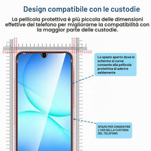 Carica l'immagine nel visualizzatore di Gallery, 2 Pezzi Vetro Temperato per Samsung Galaxy A17/A18 4G/5G 6,7"