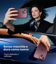 Carica l'immagine nel visualizzatore di Gallery, FLLAO Cover iPhone 15 con Vetro Temperato - Borgogna