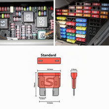 Carica l'immagine nel visualizzatore di Gallery, Gebildet Fusibili Standard da 10A, ATC/ATO per Auto, Camper, Camion, SUV (Confezione da 20 Pezzi)