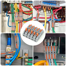 Carica l'immagine nel visualizzatore di Gallery, Flintronic Connettori Elettrici con Polo, 34pz(Aranc Grig）