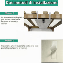 Carica l'immagine nel visualizzatore di Gallery, 4 pezzi Lampada per Piante, 540 LEDs Full Spectrum lampade LED Coltivazione, Lampada di Crescita con Timer Auto, 10 eins