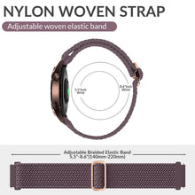 Carica l'immagine nel visualizzatore di Gallery, chinbersky 20mm Nylon Intrecciato Cinturino Compatibile con Samsung Galaxy Watch 4/5/6/7 40mm 44mm/Galaxy Watch5 Pro/Wat