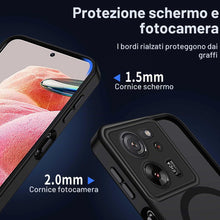 Carica l'immagine nel visualizzatore di Gallery, XTCASE Cover Magnetica per Xiaomi 13T / 13T Pro Traslucida Opaca, Nero