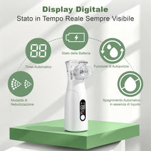 Carica l'immagine nel visualizzatore di Gallery, Aerosol Portatile Silenzioso per Adulti e Bambini