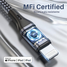 Carica l'immagine nel visualizzatore di Gallery, RAVIAD Cavo iPhone 1.2M, [Certificato MFi] Caricatore iPhone Carica Rapida