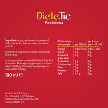 Carica l'immagine nel visualizzatore di Gallery, Diete.Tic, Dolcificante Liquido Zero Calorie, Formato Spray 100 ml (1 MAXI Goccia=1 Cucchiaino di Zucchero), Senza Gluti