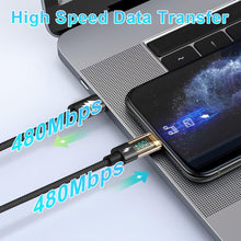 Carica l'immagine nel visualizzatore di Gallery, Adiwo Cavo USB C a USB C, Ricarica Rapida 100W PD3.0/QC3.0, Compatibile con iPhone 16 Pro Max/15, Samsung S24/S23/S22, M
