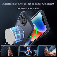 Carica l'immagine nel visualizzatore di Gallery, TOCOL Cover Magnetica per iPhone 14 6,1 Pollic, Compatibile con MagSafe, Protezione Fotocamera Integrata, Custodia Antiu