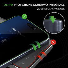 Carica l'immagine nel visualizzatore di Gallery, Deppa [2 Pezzi Pellicola Privacy per iPhone 15 Pro (6.1") | Vetro Temperato Anti-Spia 9H | Copertura Totale | Anti Graff
