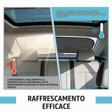 Carica l'immagine nel visualizzatore di Gallery, Parasole per lunotto posteriore, 100 x 50 cm, con 4 ventose, pieghevole, in rete, con protezione UV e privacy, universal