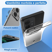 Carica l'immagine nel visualizzatore di Gallery, Captor Cover Trasparente per Motorola Moto G84 5G, Custodia TPU in Silicone Flessibile Morbida e Sottile, Alta Qualità c