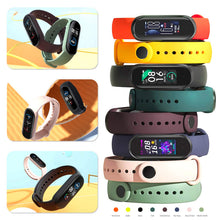 Carica l'immagine nel visualizzatore di Gallery, BANGTING 20 Pezzi Cinturino Compatibile con Xiaomi Mi Band 7 / 6 / 5 e Amazfit Band 5, Braccialetto Ricambio Cover Mi Fi