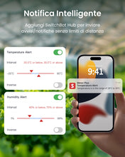Carica l'immagine nel visualizzatore di Gallery, SwitchBot Termometro Igrometro Ambiente, Umidità e Temperatura Interno Bluetooth per Casa, Sensore di Rugiada/VPD/Umidit