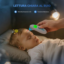 Carica l'immagine nel visualizzatore di Gallery, Termometro Febbre Doppia Modalità (Frontale/Auricolare),Termometro Neonato per Oggetti, Termometro Digitale Ambiente e c