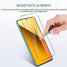 Carica l'immagine nel visualizzatore di Gallery, Vauki 3 Pezzi Vetro Temperato per Xiaomi Redmi Note 13 5G/4G 6,67" Pellicola Prottetiva Anti Graffio, Durezza 9H,Ultra R