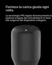 Carica l'immagine nel visualizzatore di Gallery, Belkin BoostCharge Doppio caricabatteria da auto da 42 W con ricarica rapida USB-C PPS da 30 W e porte USB-A da 12 W per