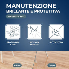 Carica l'immagine nel visualizzatore di Gallery, STARWAX Manutenzione lucida per parquet e laminato 1L