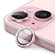 Carica l'immagine nel visualizzatore di Gallery, JETech Pellicola Protettiva Fotocamera per iPhone 15/15 Plus, Rosa, 1 Set