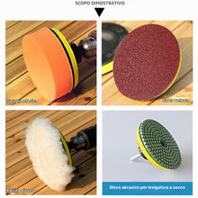 Carica l'immagine nel visualizzatore di Gallery, Platorello Abrasivo 125mm Adattatore M14 Platorelli per Lucidatrici