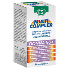 Carica l'immagine nel visualizzatore di Gallery, ESI - Multicomplex Donna 50+, Integratore Alimentare Multivitaminico Multiminerali, Contribuisce al Funzionamento del Si