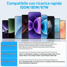 Carica l'immagine nel visualizzatore di Gallery, ASKUBSKU Caricatore 100W e Cavo per Xiaomi Redmi Note 15 Pro+ POCO X8 Pro