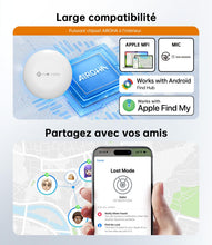 Carica l'immagine nel visualizzatore di Gallery, NOVOO Smart Tag, Etichetta Bluetooth per Apple &amp; Google Find My, Allarme 80dB, Impermeabile IPX5, Batteria Sostituibile,