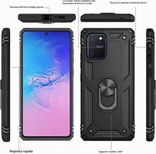 Carica l'immagine nel visualizzatore di Gallery, LeYi per Cover Samsung Galaxy S10 Lite / A91 Custodia con Vetro Temperato [2 Pack], Grado Militare 360° Magnetica Anello