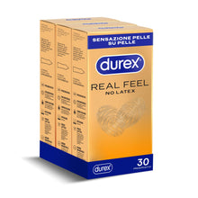 Carica l'immagine nel visualizzatore di Gallery, Durex Real Feel, Preservativi Senza Lattice, Vestibilità Regular, 30 Profilattici