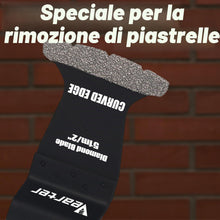 Carica l'immagine nel visualizzatore di Gallery, Lame per sega multiutensile Vearter da 5 pezzi, denti per utensili oscillanti diamantati, bordo curvo, accessori per ute
