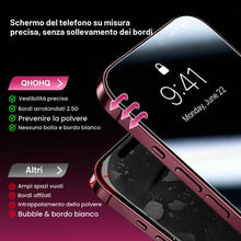 Carica l'immagine nel visualizzatore di Gallery, QHOHQ Pellicola Privacy per iPhone 18 Pro Max, 9H+ Vetro Temperato