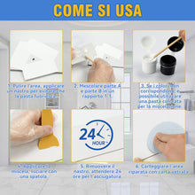 Carica l'immagine nel visualizzatore di Gallery, prowithlin Kit Riparazione Piastrelle, Riparazione Piatto Doccia Resina – Ripara Piastrelle Scheggiate, Ripara Gres Porc