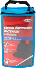 Carica l'immagine nel visualizzatore di Gallery, START Coppia coprisedili anteriori Veneris colore Nero