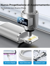 Carica l'immagine nel visualizzatore di Gallery, Aioneus Cavo iPhone, 1.8M Ricarica Filo Caricatore iPhone Carica Rapida Certificato MFi Lungo Cavo Lightning USB Caricab