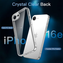 Carica l'immagine nel visualizzatore di Gallery, JETech Cover 3 in 1 per iPhone 17e/16e, Anti-Ingiallimento, Trasparente