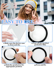 Carica l'immagine nel visualizzatore di Gallery, GRETY 4 Pezzi Adesivo Universale ad Anello in Metallo per Magnete ad Anello MagSafe, Compatibile con Caricabatterie Wire