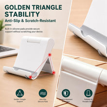Carica l'immagine nel visualizzatore di Gallery, 4Pcs Porta Cellulare, Supporto Telefono Cellulare da Tavolo Regolabile