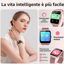 Carica l'immagine nel visualizzatore di Gallery, Smartwatch Donna,1.85"Orologio Smartwatch Chiamate Bluetoot 2 Cinturini
