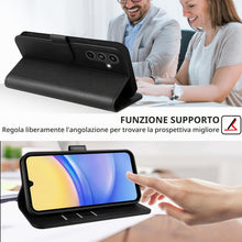Carica l'immagine nel visualizzatore di Gallery, Cover per Samsung Galaxy A15 4G/5G Custodia, Nero