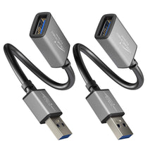 Carica l'immagine nel visualizzatore di Gallery, KabelDirekt – Cavo di prolunga USB-A 3.0 – 0,15m, nero