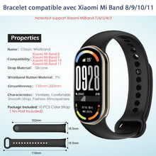 Carica l'immagine nel visualizzatore di Gallery, 10 Cinturini Compatibili con Xiaomi Mi Band 8/9 / 10/11