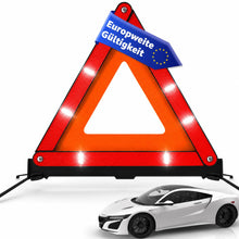 Carica l'immagine nel visualizzatore di Gallery, Triangolo d’Emergenza 2027 ECE R27 – Segnale Riflettente per Auto e Veicoli – Accessorio Obbligatorio StVO per Guasti, P