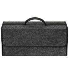 Carica l'immagine nel visualizzatore di Gallery, Organizer Bagagliaio Auto Pieghevole,Borsa Portaoggetti Auto in Feltro,Scatola Portaoggetti Antiscivolo per Scarpe e Acc