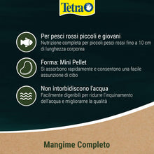 Carica l'immagine nel visualizzatore di Gallery, Tetra TetraPOND Goldfish Mini Pellets Mangime per Pesci, 1 L